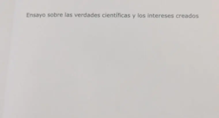 Ética, Ciencia, Individuo y Sociedad ante el Cambio Climático